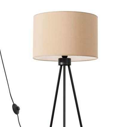 Stojací lampa NEVIA 1xE27/15W/230V taupe