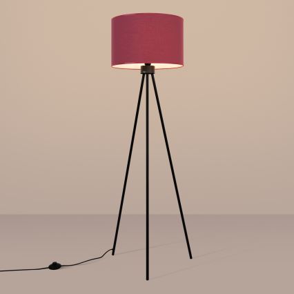 Stojací lampa NEVIA 1xE27/15W/230V červená