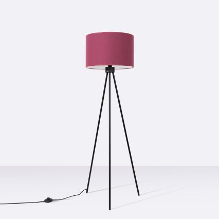 Stojací lampa NEVIA 1xE27/15W/230V červená