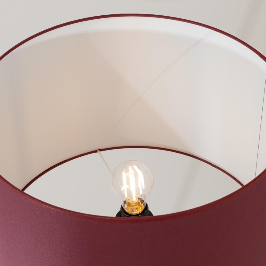 Stojací lampa NEVIA 1xE27/15W/230V červená