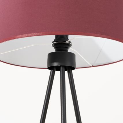 Stojací lampa NEVIA 1xE27/15W/230V červená