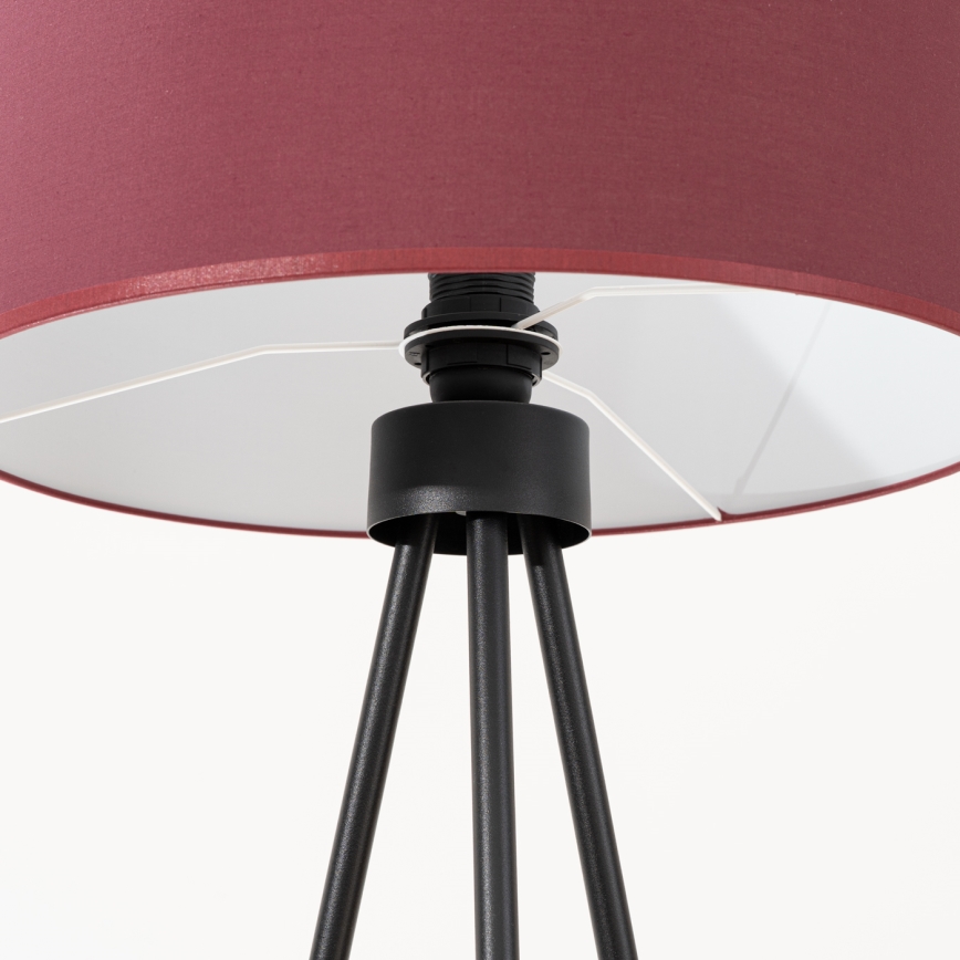 Stojací lampa NEVIA 1xE27/15W/230V červená