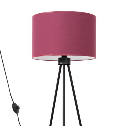 Stojací lampa NEVIA 1xE27/15W/230V červená