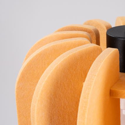 Lustr na lanku MULA 1xE27/15W/230V pr. 27 cm žlutá