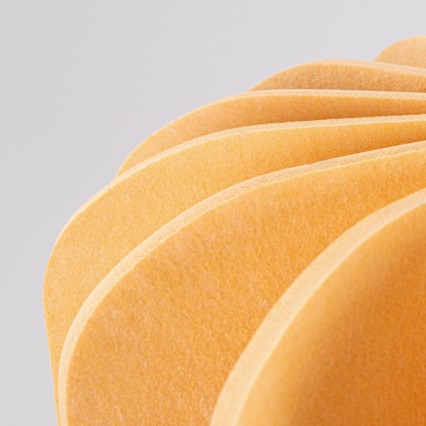 Lustr na lanku MULA 1xE27/15W/230V pr. 45 cm žlutá