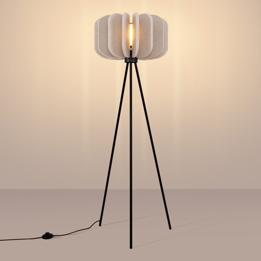 Stojací lampa MULA 1xE27/15W/230V krémová