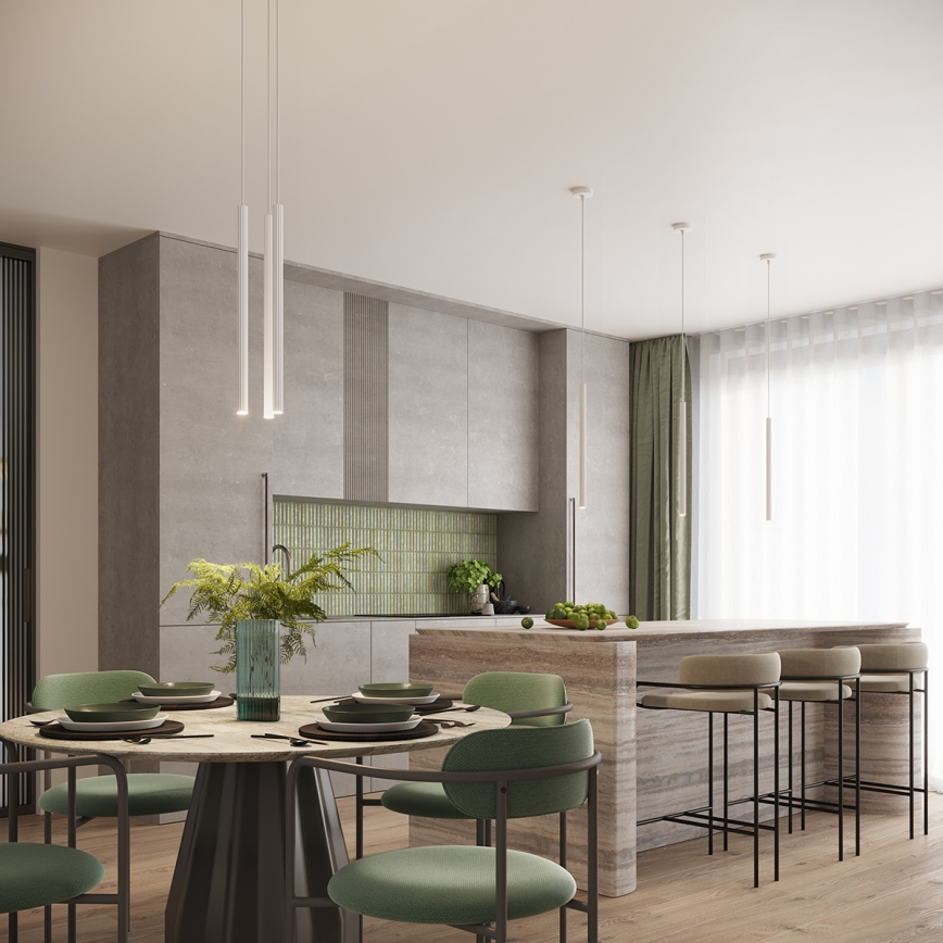 Lustr na lanku ARCHE 2xG9/8W/230V bílá