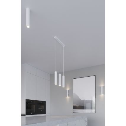 Lustr na lanku LAGOS 2xGU10/10W/230V bílá