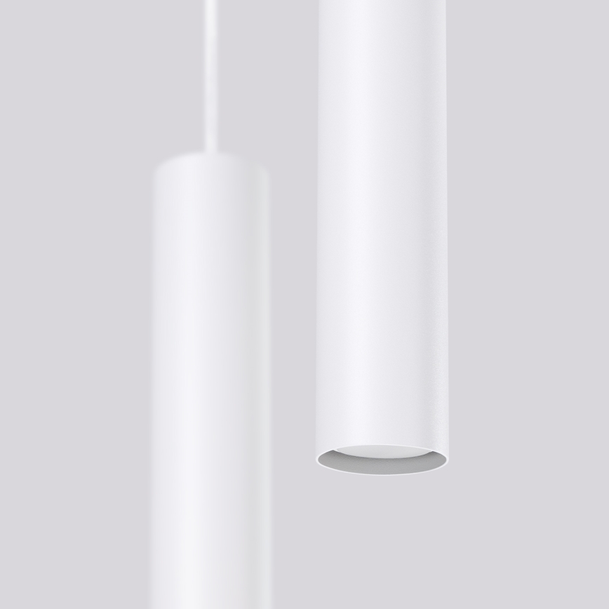 Lustr na lanku LAGOS 2xGU10/10W/230V bílá