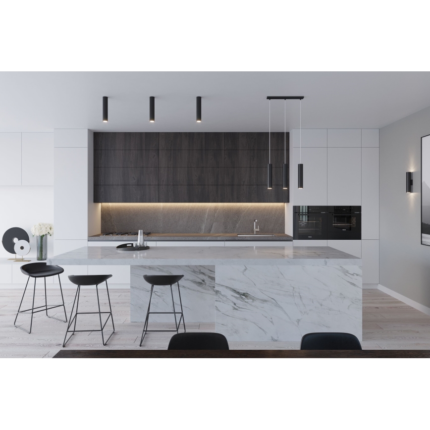 Lustr na lanku LAGOS 2xGU10/10W/230V černá