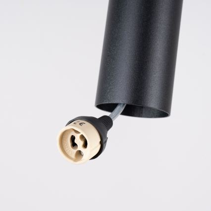 Lustr na lanku LAGOS 2xGU10/10W/230V černá