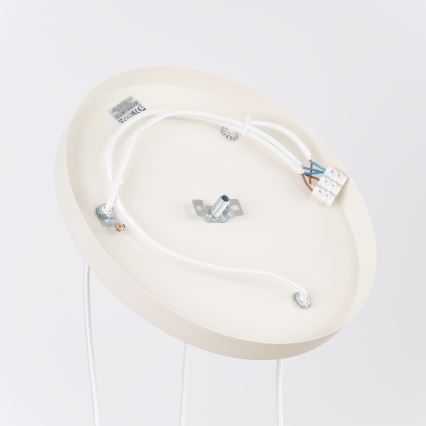 Lustr na lanku ESTRIA 3xE14/10W/230V pr. 30 cm krémová