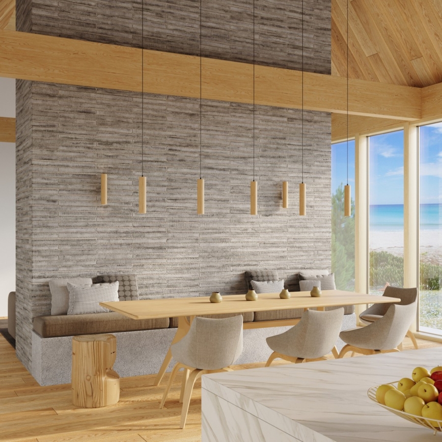 Nástěnné svítidlo LINO 2xGU10/10W/230V buk