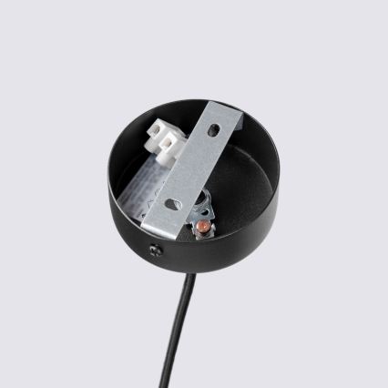 Lustr na lanku PELTA 1xGU10/10W/230V černá/krémová