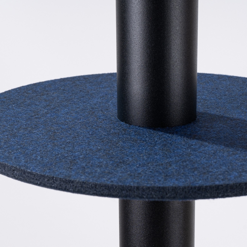 Lustr na lanku PELTA 1xGU10/10W/230V černá/modrá