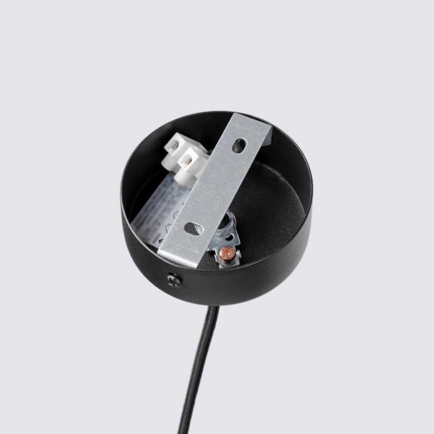 Lustr na lanku PELTA 1xGU10/10W/230V černá/modrá