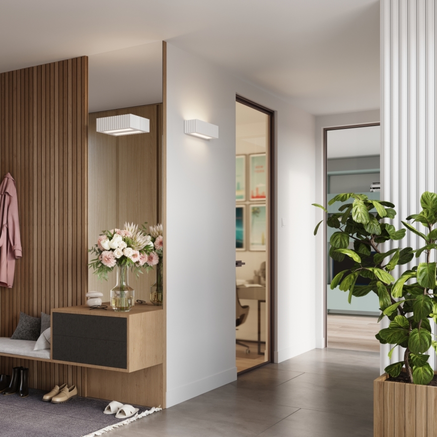 Nástěnné svítidlo RIGATA 1xE27/15W/230V keramika/bílá