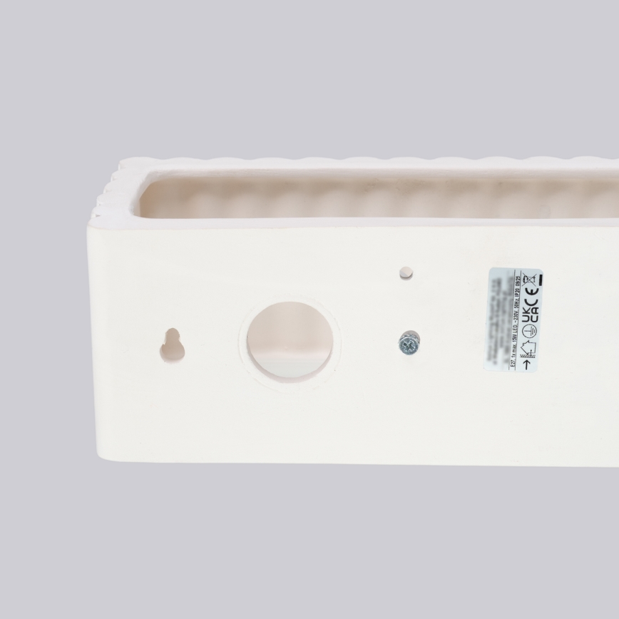 Nástěnné svítidlo RIGATA 1xE27/15W/230V keramika/bílá