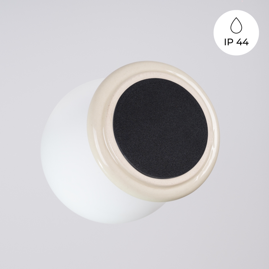 Koupelnové nástěnné svítidlo ZORI 1xG9/8W/230V IP44 béžová