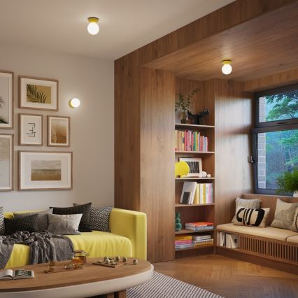 Koupelnové nástěnné svítidlo ZORI 1xG9/8W/230V IP44 žlutá