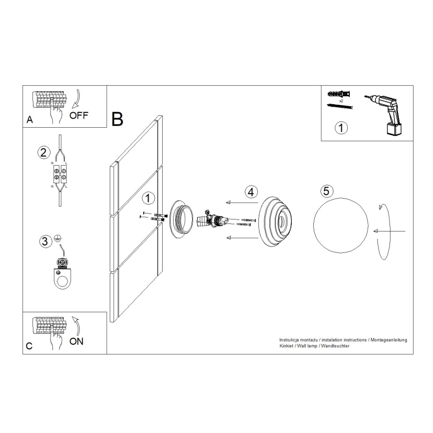 Koupelnové nástěnné svítidlo ZORI 1xG9/8W/230V IP44 oranžová