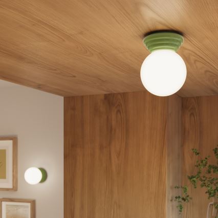 Koupelnové nástěnné svítidlo ZORI 1xG9/8W/230V IP44 zelená