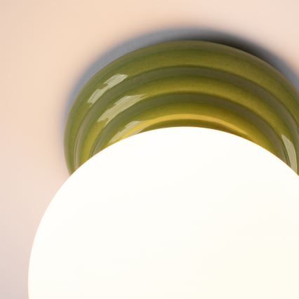 Koupelnové nástěnné svítidlo ZORI 1xG9/8W/230V IP44 zelená