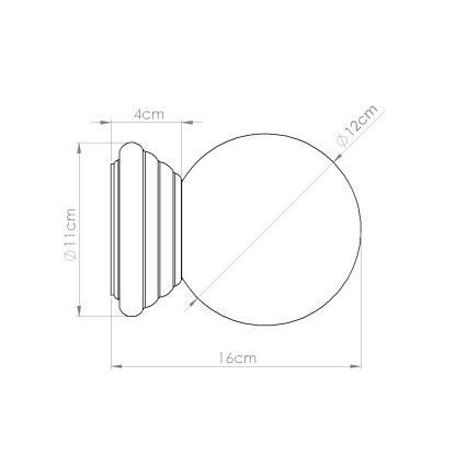 Koupelnové nástěnné svítidlo ZORI 1xG9/8W/230V IP44 zelená