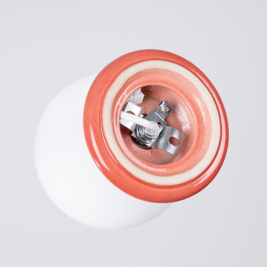 Koupelnové nástěnné svítidlo ZORI 1xG9/8W/230V IP44 růžová