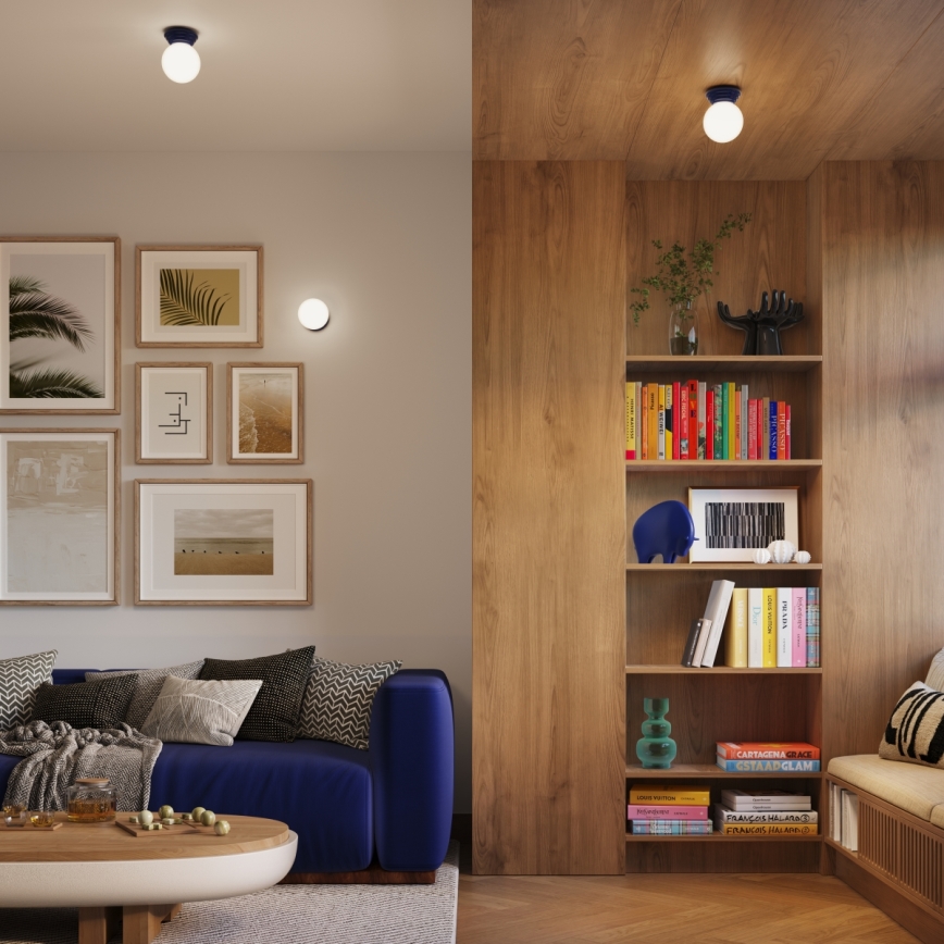 Koupelnové nástěnné svítidlo ZORI 1xG9/8W/230V IP44 modrá