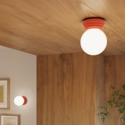 Koupelnové stropní svítidlo ZORI 1xG9/8W/230V pr. 12 cm IP44 růžová