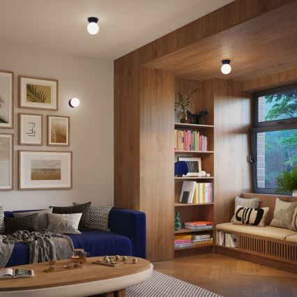 Koupelnové stropní svítidlo ZORI 1xG9/8W/230V pr. 12 cm IP44 modrá