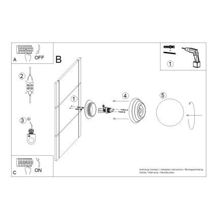 Koupelnové nástěnné svítidlo ZORI 1xG9/8W/230V IP44 bílá