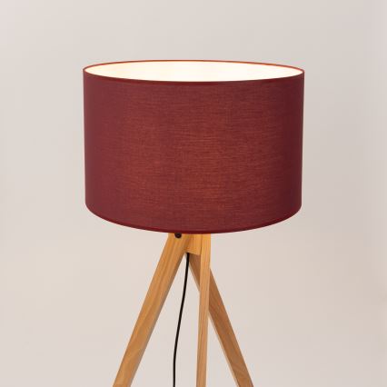 Stojací lampa NATT 1xE27/15W/230V červená
