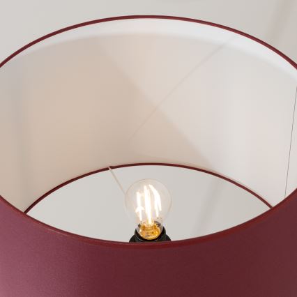 Stojací lampa NATT 1xE27/15W/230V červená