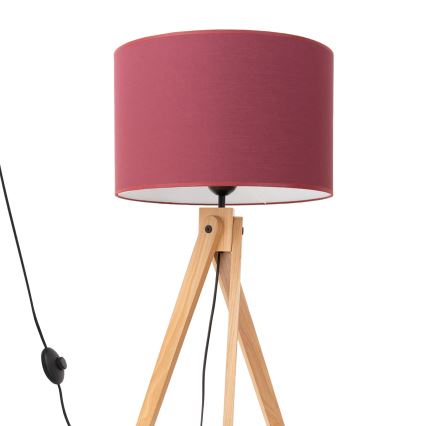 Stojací lampa NATT 1xE27/15W/230V červená