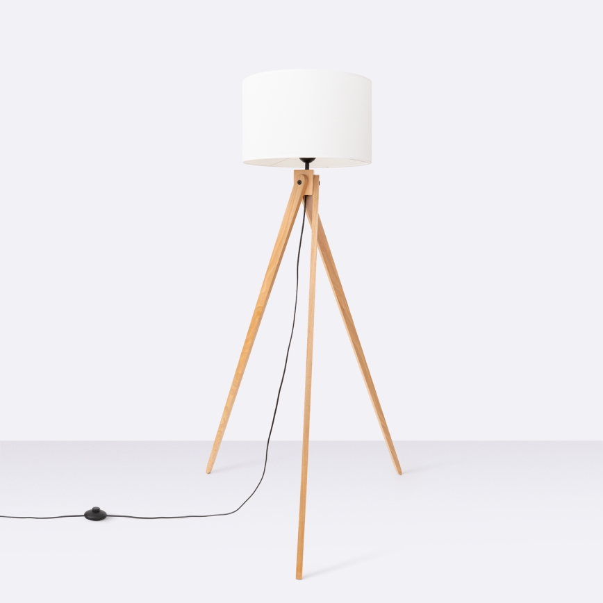 Stojací lampa NATT 1xE27/15W/230V bílá