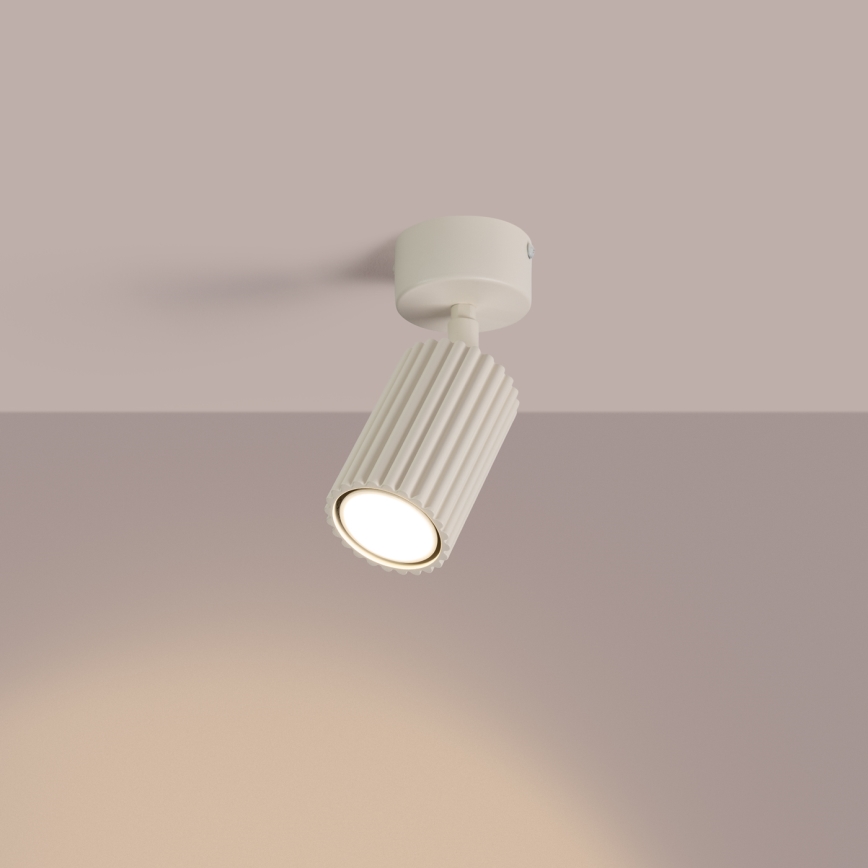 Bodové svítidlo KARBON 1xGU10/10W/230V krémová