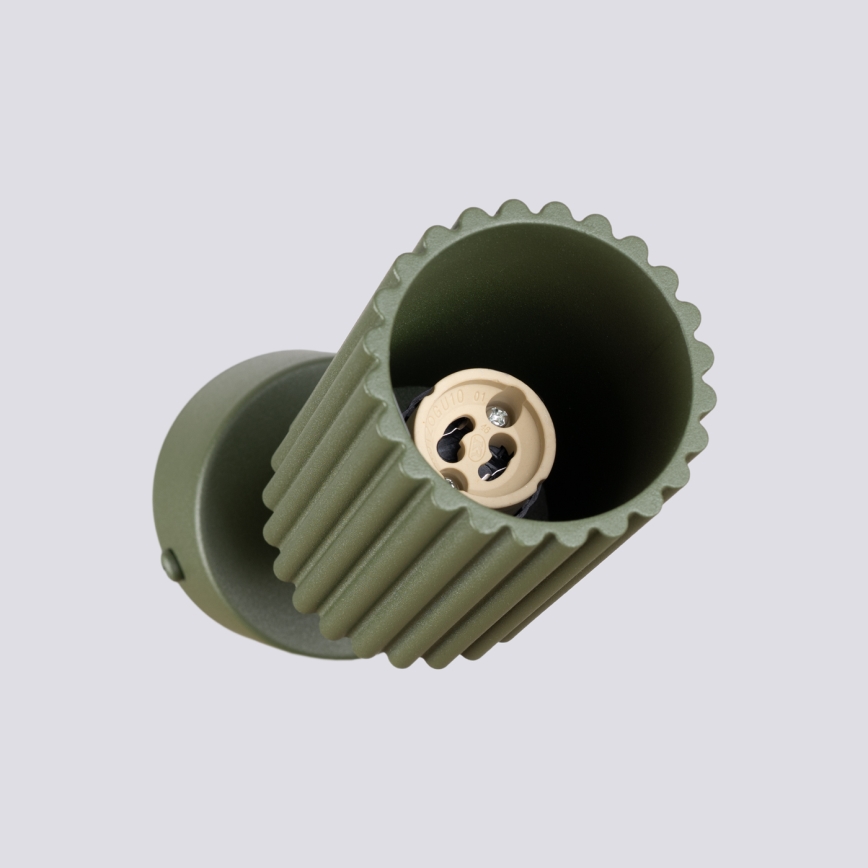Bodové svítidlo KARBON 1xGU10/10W/230V zelená