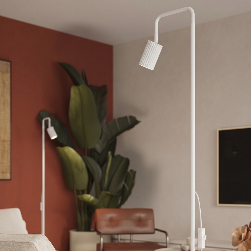 Stojací lampa KARBON 1xGU10/10W/230V bílá