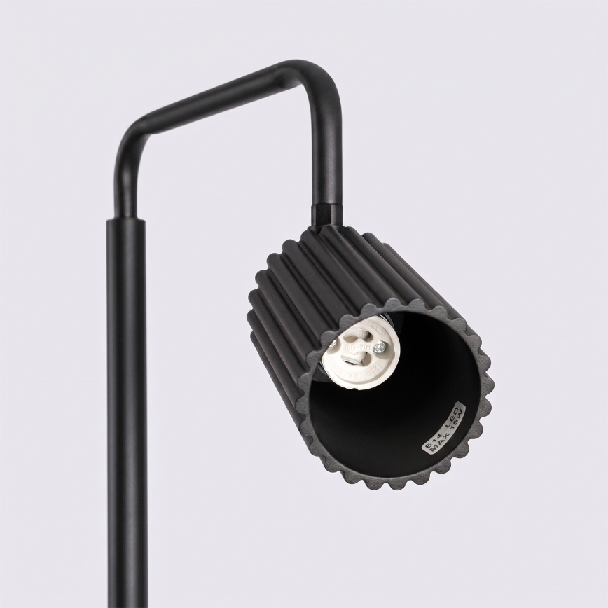 Stojací lampa KARBON 1xGU10/10W/230V černá
