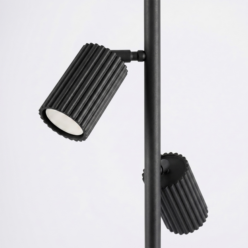 Stojací lampa KARBON 3xGU10/10W/230V černá