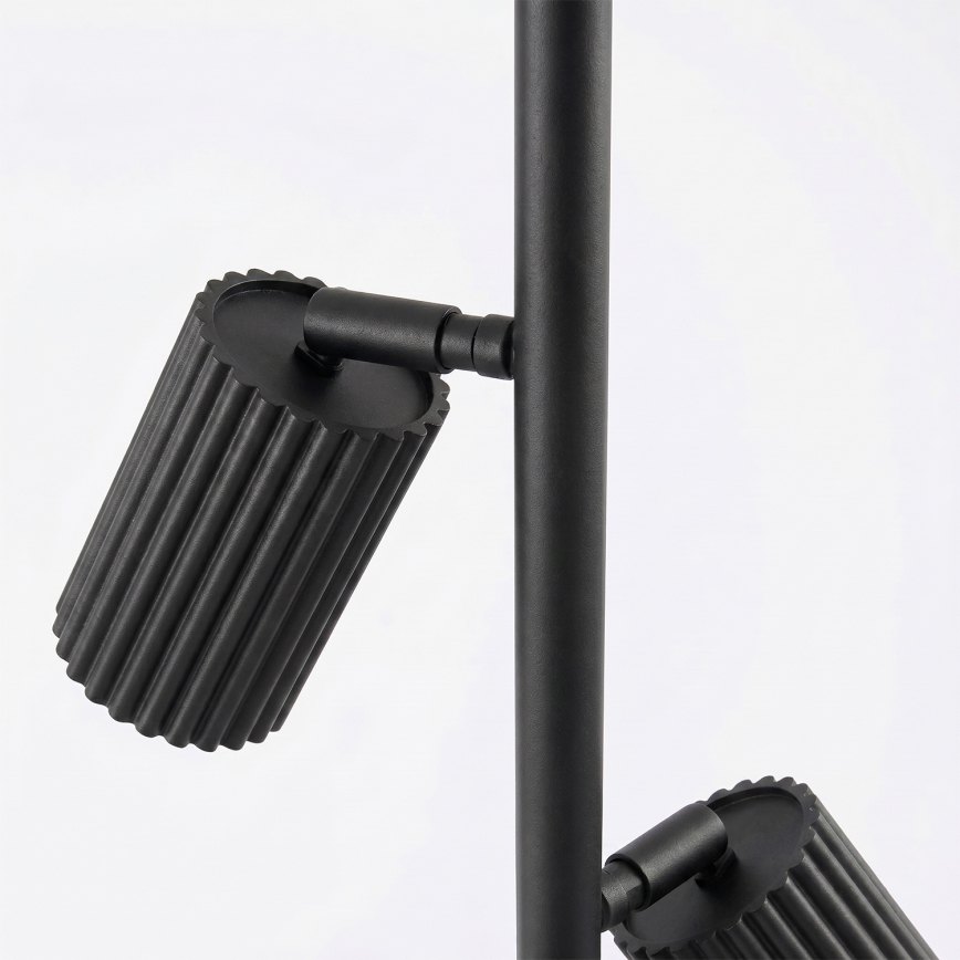 Stojací lampa KARBON 3xGU10/10W/230V černá