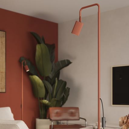 Stojací lampa KARBON 1xGU10/10W/230V oranžová