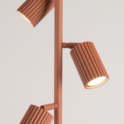 Stojací lampa KARBON 3xGU10/10W/230V oranžová