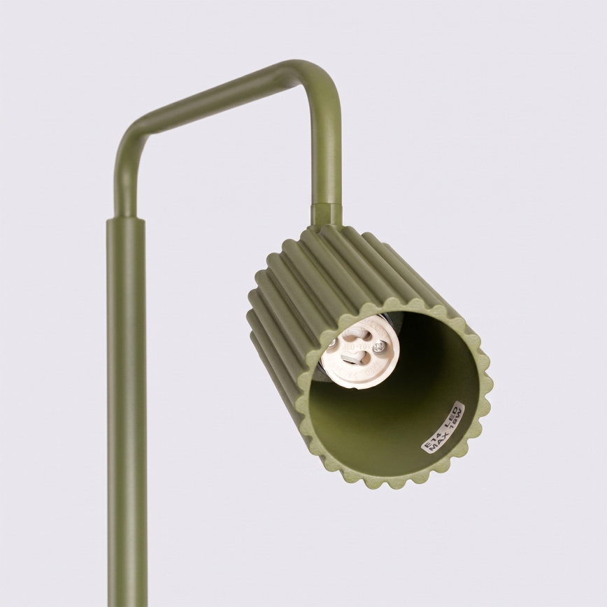 Stojací lampa KARBON 1xGU10/10W/230V zelená