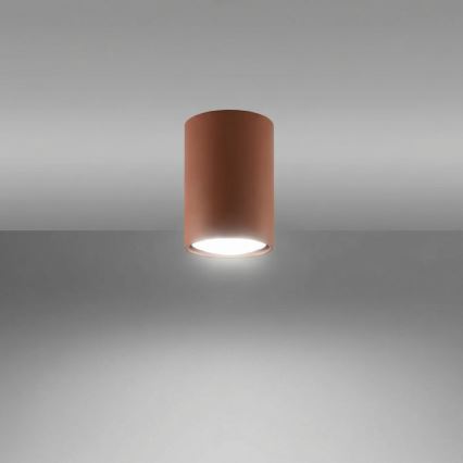 Bodové svítidlo LAGOS 1xGU10/10W/230V 10 cm hnědá