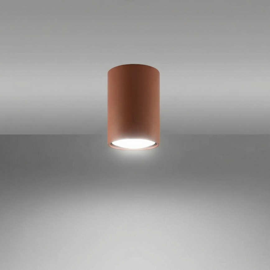 Bodové svítidlo LAGOS 1xGU10/10W/230V 10 cm hnědá