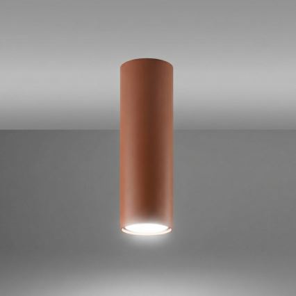 Bodové svítidlo LAGOS 1xGU10/10W/230V 20 cm hnědá