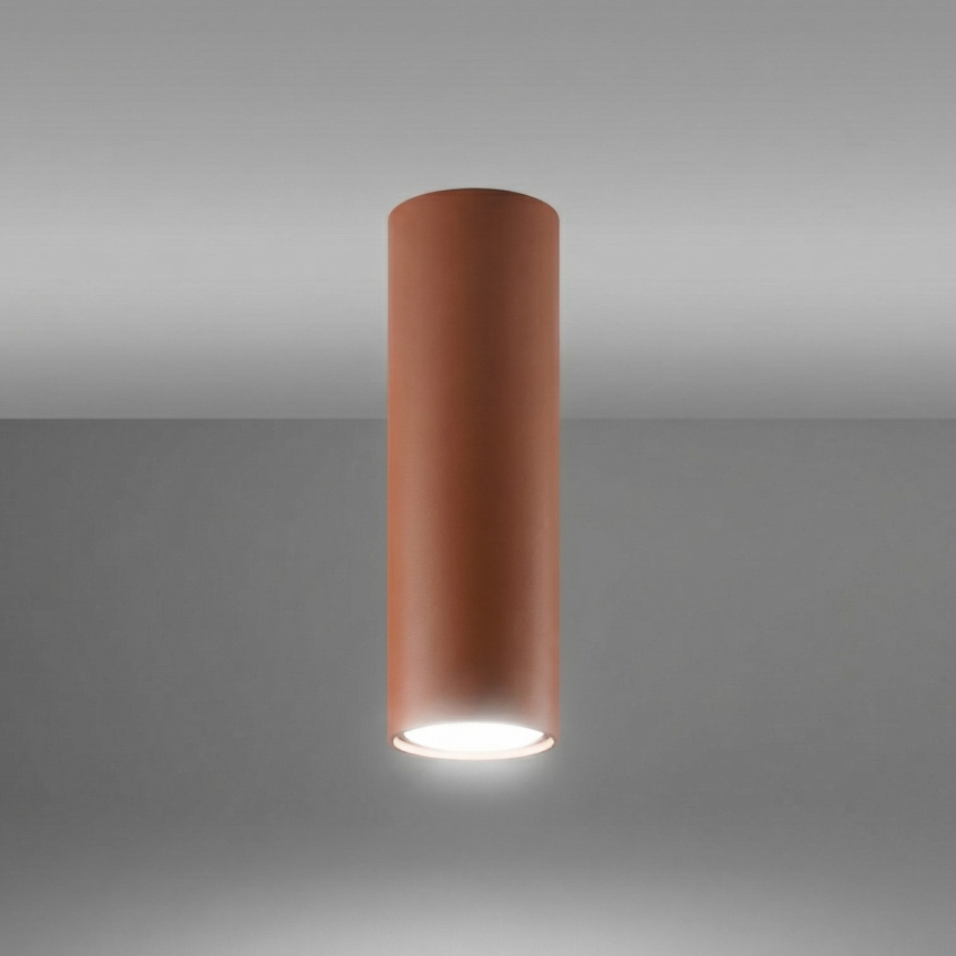 Bodové svítidlo LAGOS 1xGU10/10W/230V 20 cm hnědá